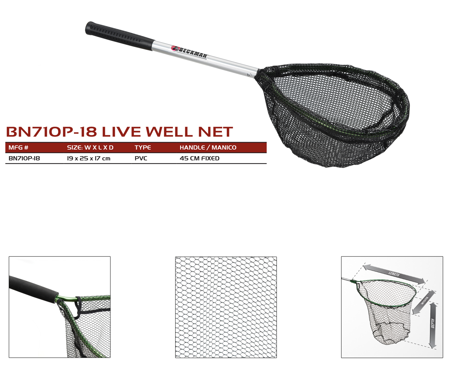Wellnet Types LIVE WELL NET – P-LINE EUROPE